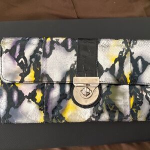 Animal print handbag